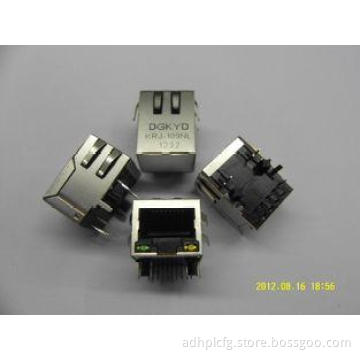WIFI PCB RJ45 Modular Jack with magnetics , LEDs and EMI Fi